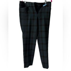 Black watch plaid pants